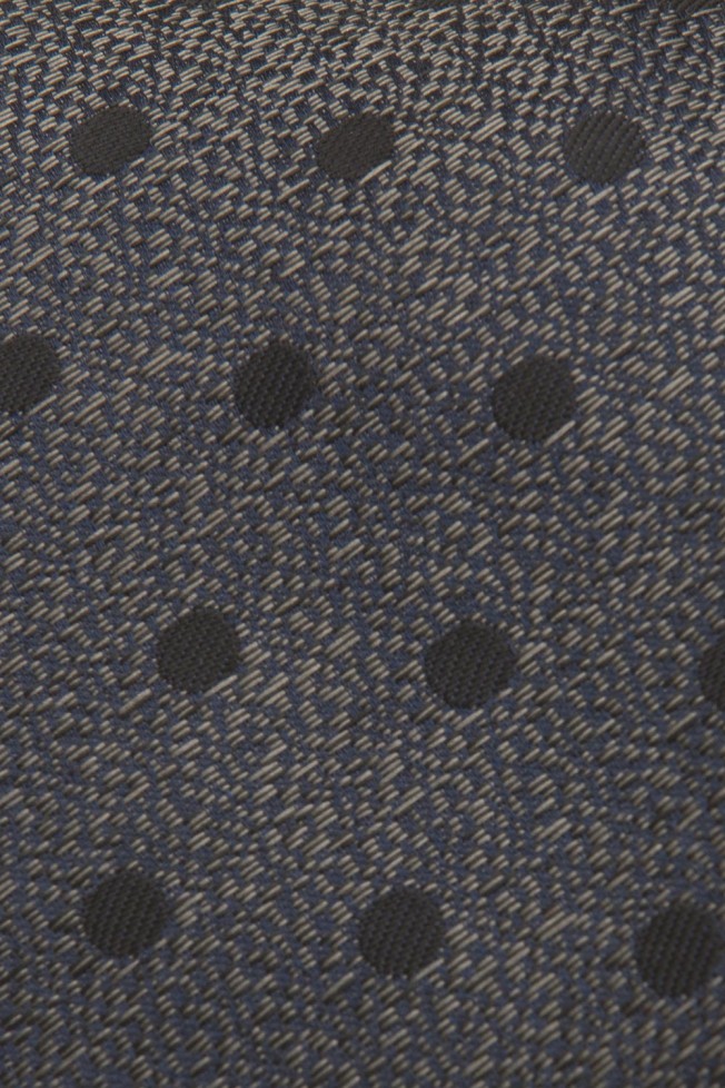 Corbata de lunares con textura  Corbata de lunares con textura