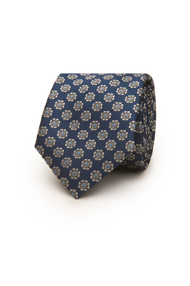 Corbata de flores con textura Corbata de flores con textura