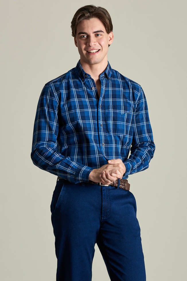 Camisa xadrez regular fit Camisa xadrez regular fit