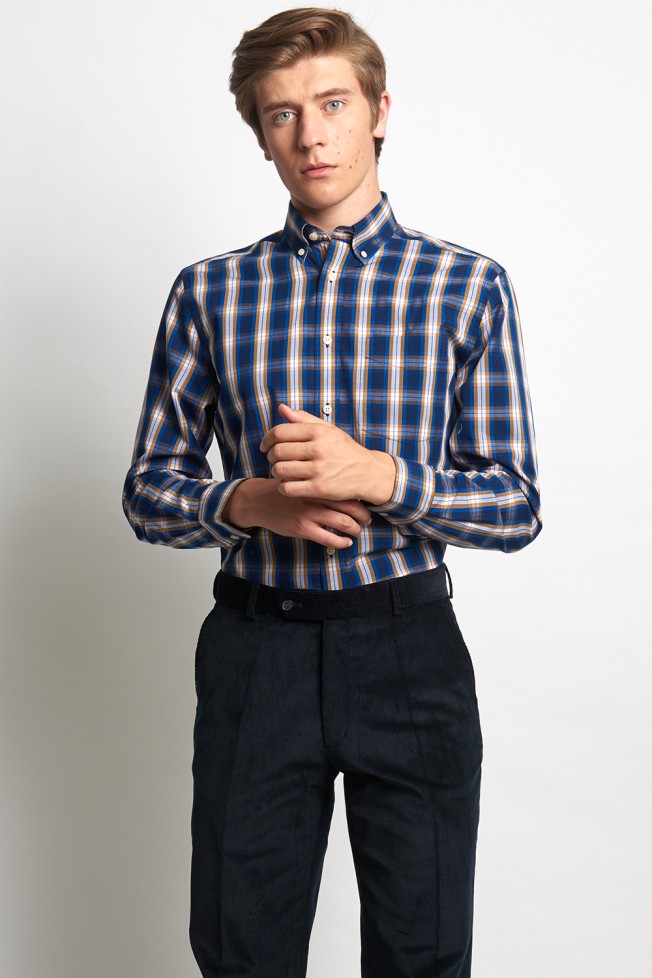 Camisa xadrez regular fit