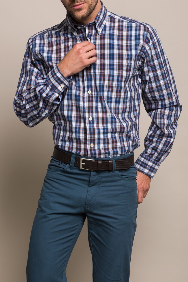 Camisa xadrez regular fit