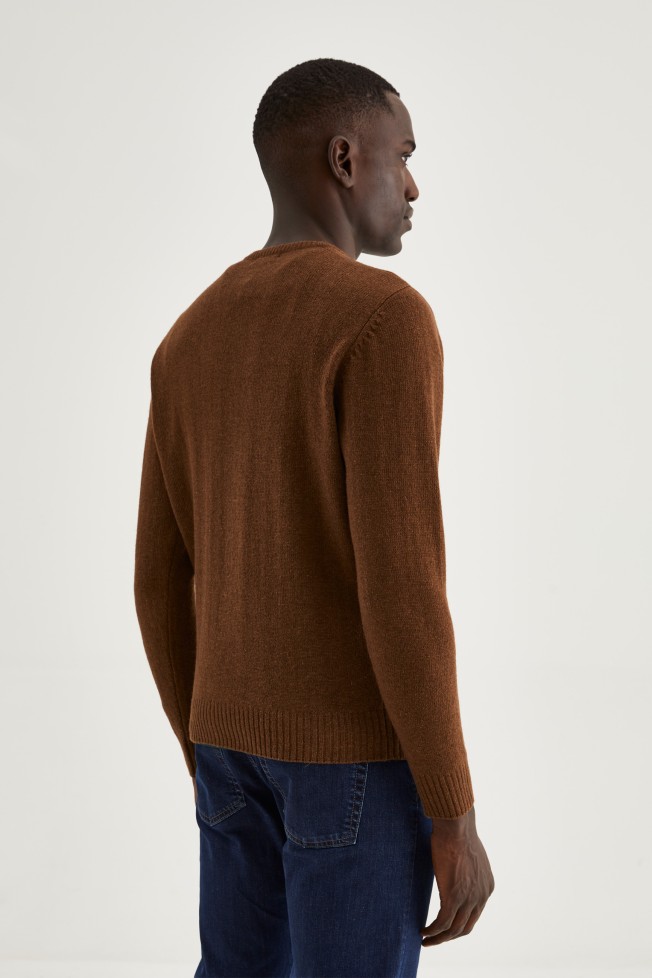 Pullover decote em V