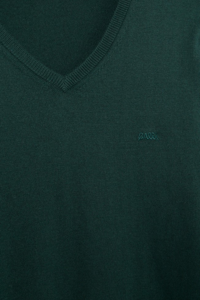 Camisola malha em algod�o e caxemira