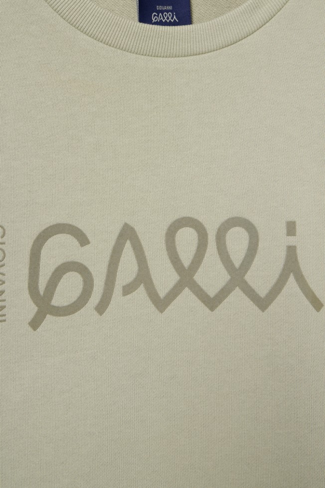 Sweatshirt em algodo