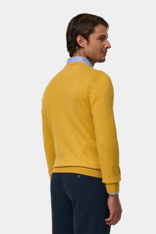 Camisola malha em algodão e caxemira Camisola malha em algodão e caxemira