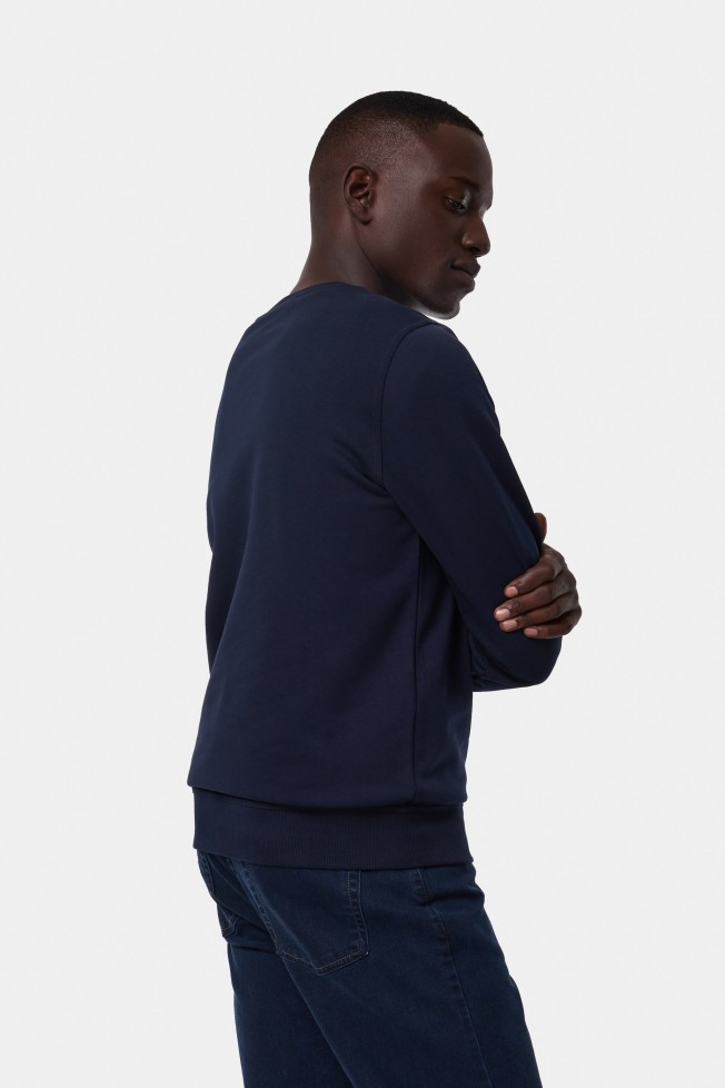 Sweatshirt em algodo