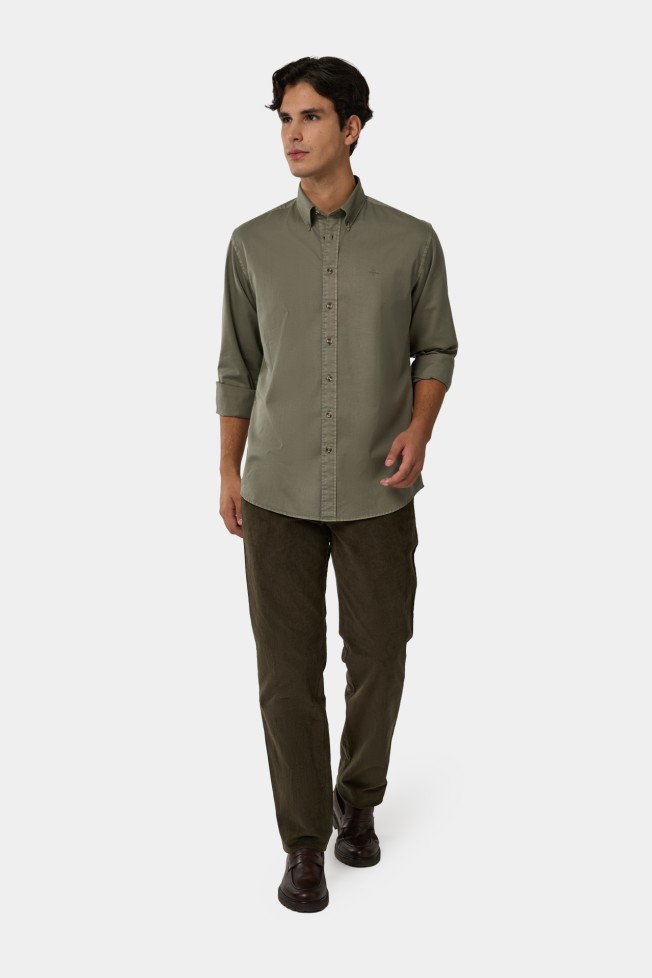 Camisa regular fit em algodão Camisa regular fit em algodão