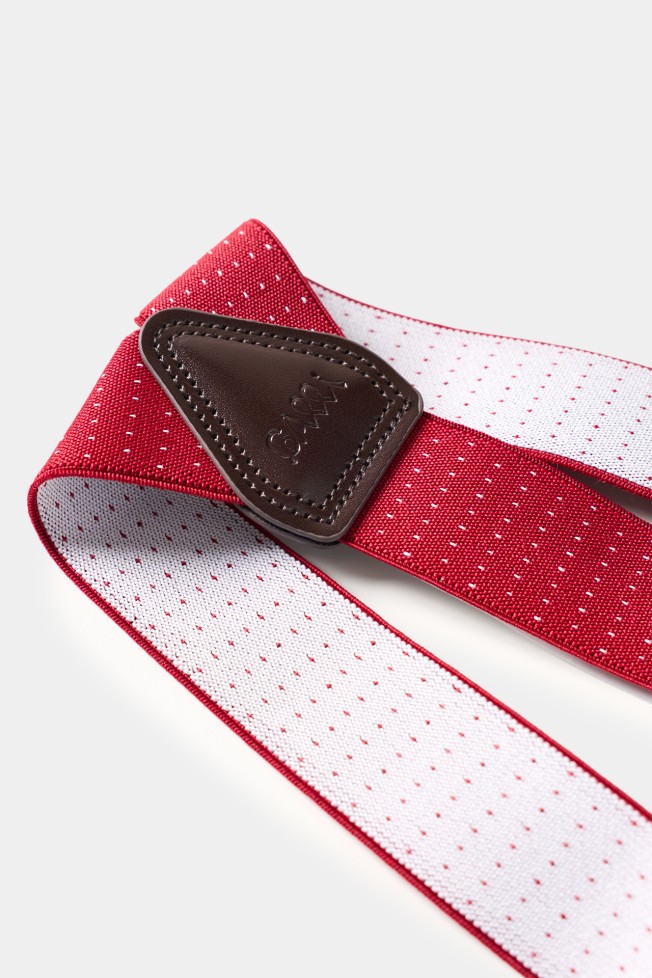 Suspens�rios padr�o pontilhado