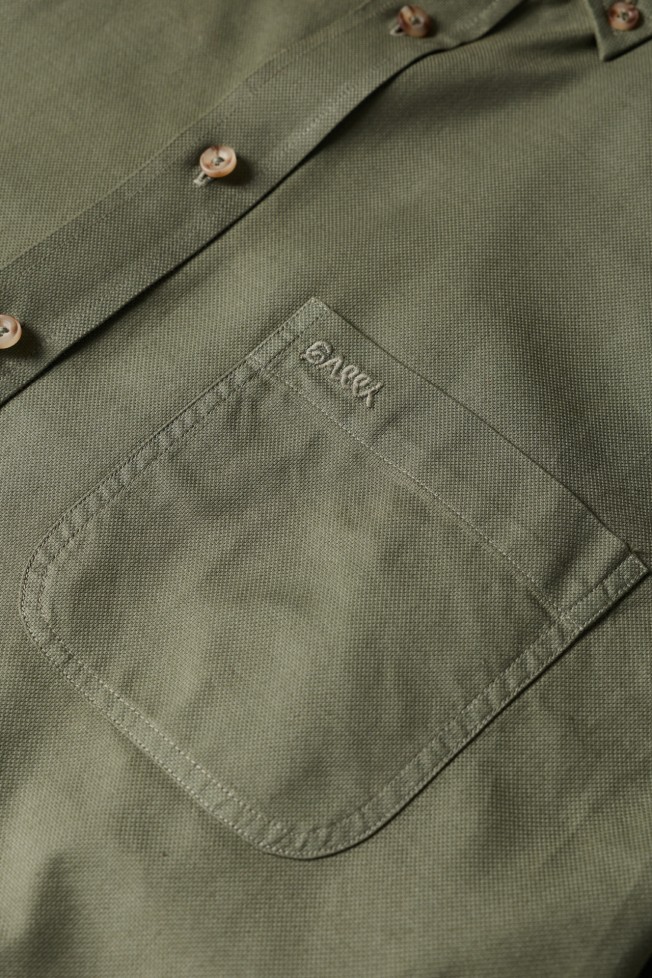 Camisa regular fit em algod�o