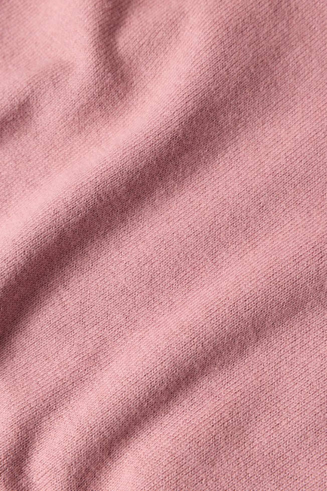 Camisola de malha em algod�o e caxemira