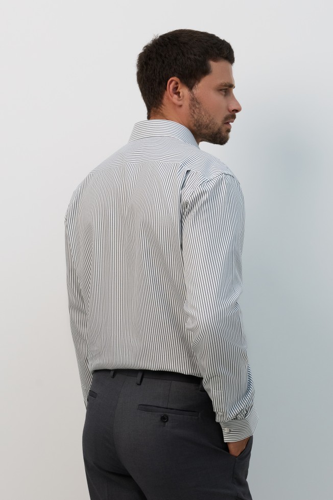 Camisa cl�ssica regular fit em verde