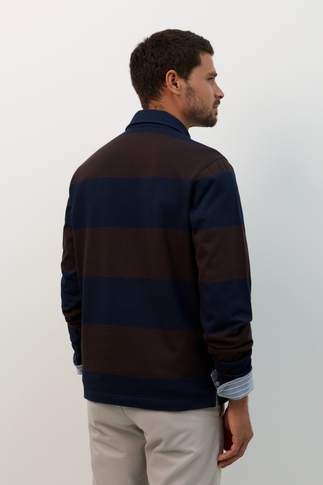 Polo rugby azul marino